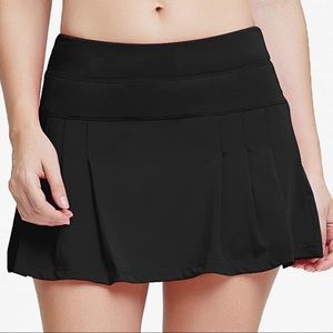 Black Sobrisah Athletic Skirt